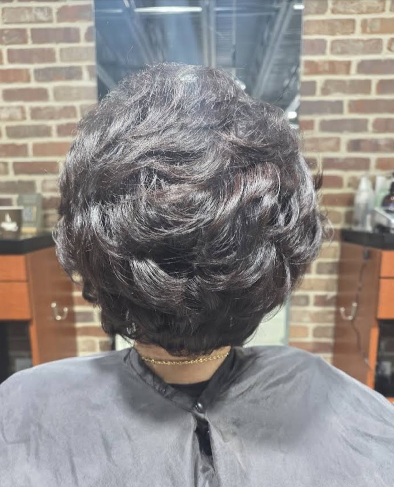 Styled short bob